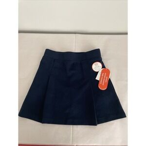 Wonder Nation Girls Navy Blue School Uniform Skort Knit Scooter 6X NWT